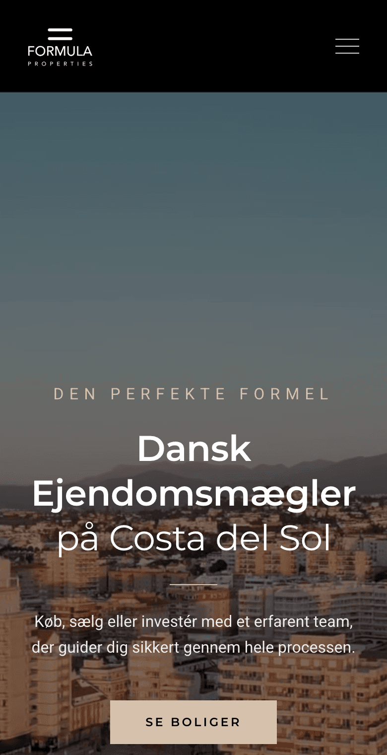 Formula Properties on mobile